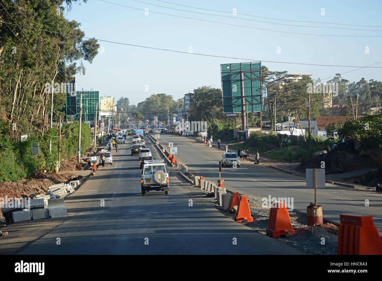 Road Construction, Karen, Nairobi, Kenya Stock Photo Alamy