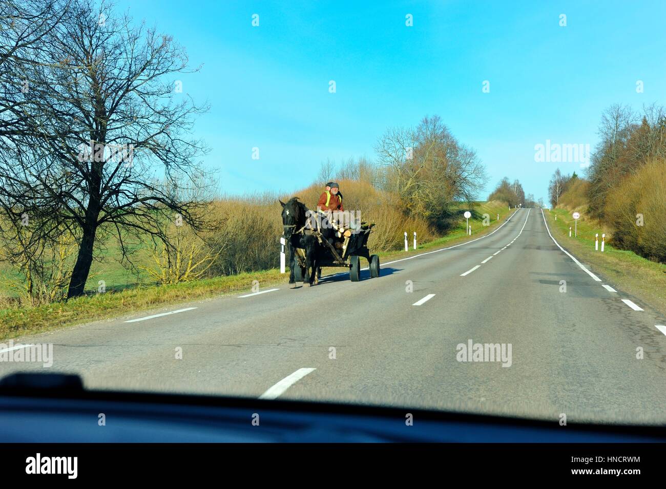 Landschaften in Litauen.Katholischer Pilgerort.Šelova Stock Photo