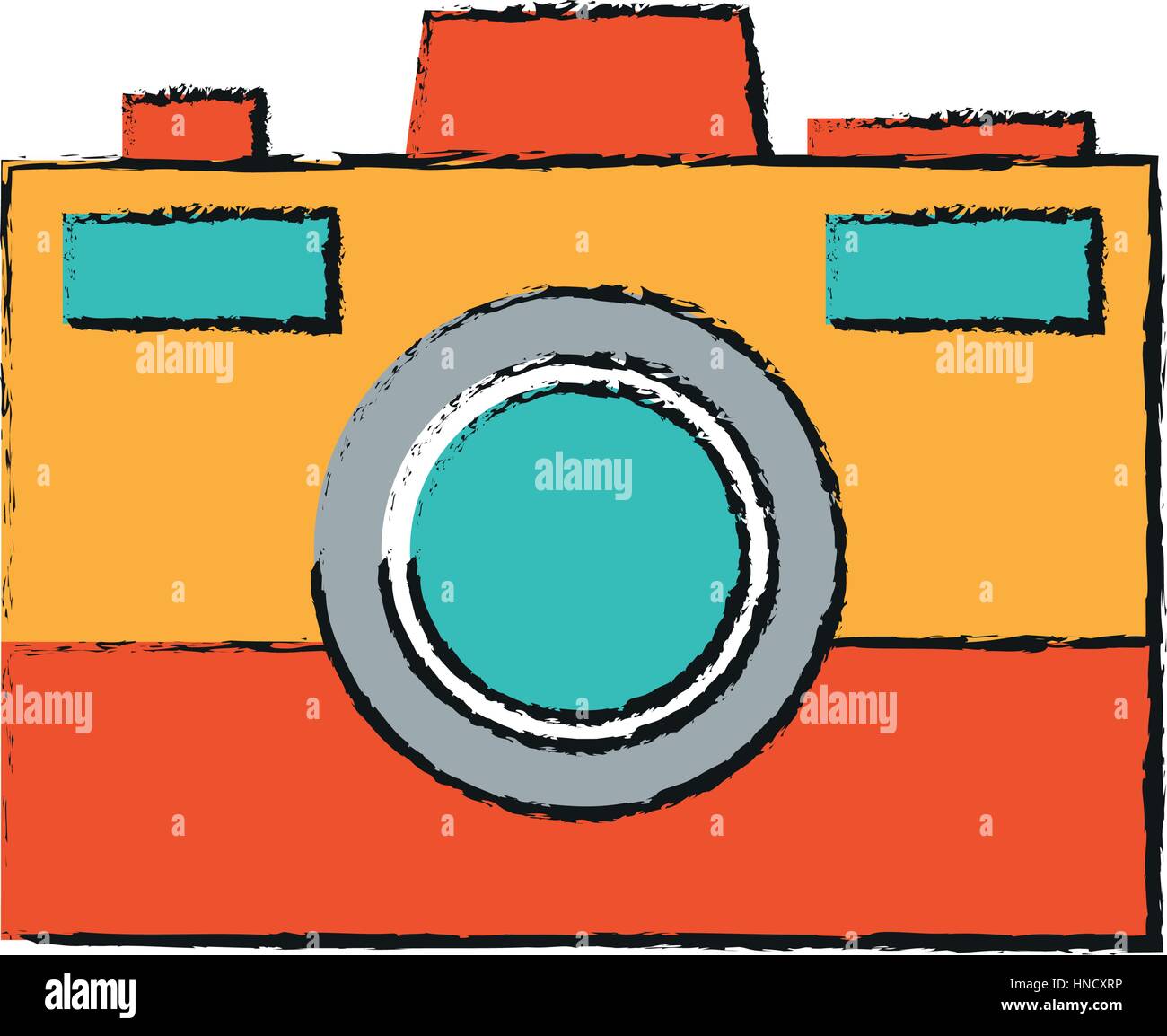 photographic camera icon over white background. vector illustration ...