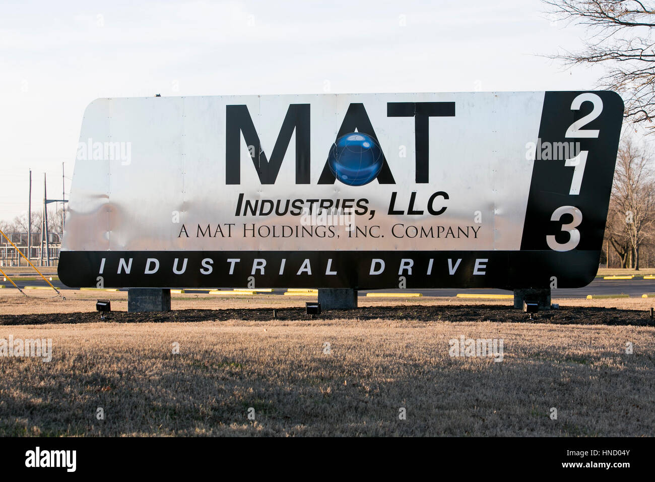 A Logo Sign Outside Of A Facility Occupied By Mat Industries In