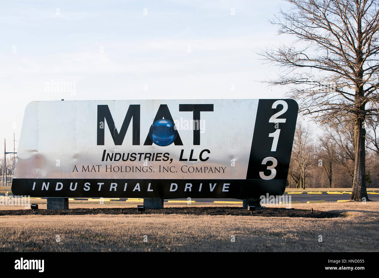 A Logo Sign Outside Of A Facility Occupied By Mat Industries In