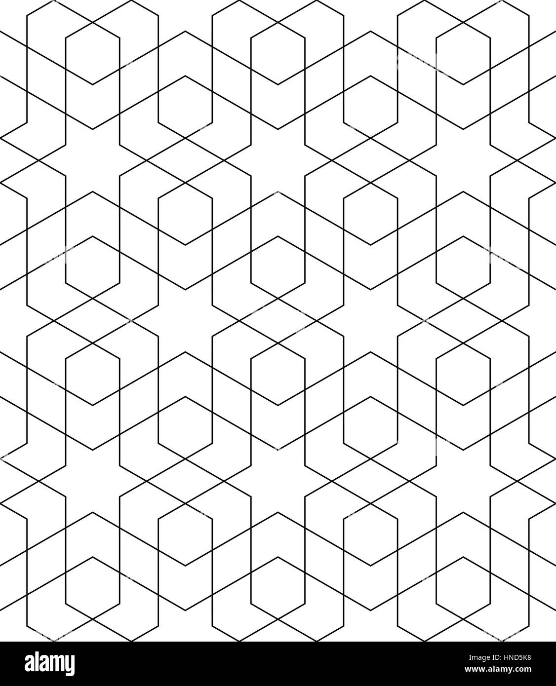 Islamic geometric seamless pattern Stock Vector Image &amp; Art - Alamy