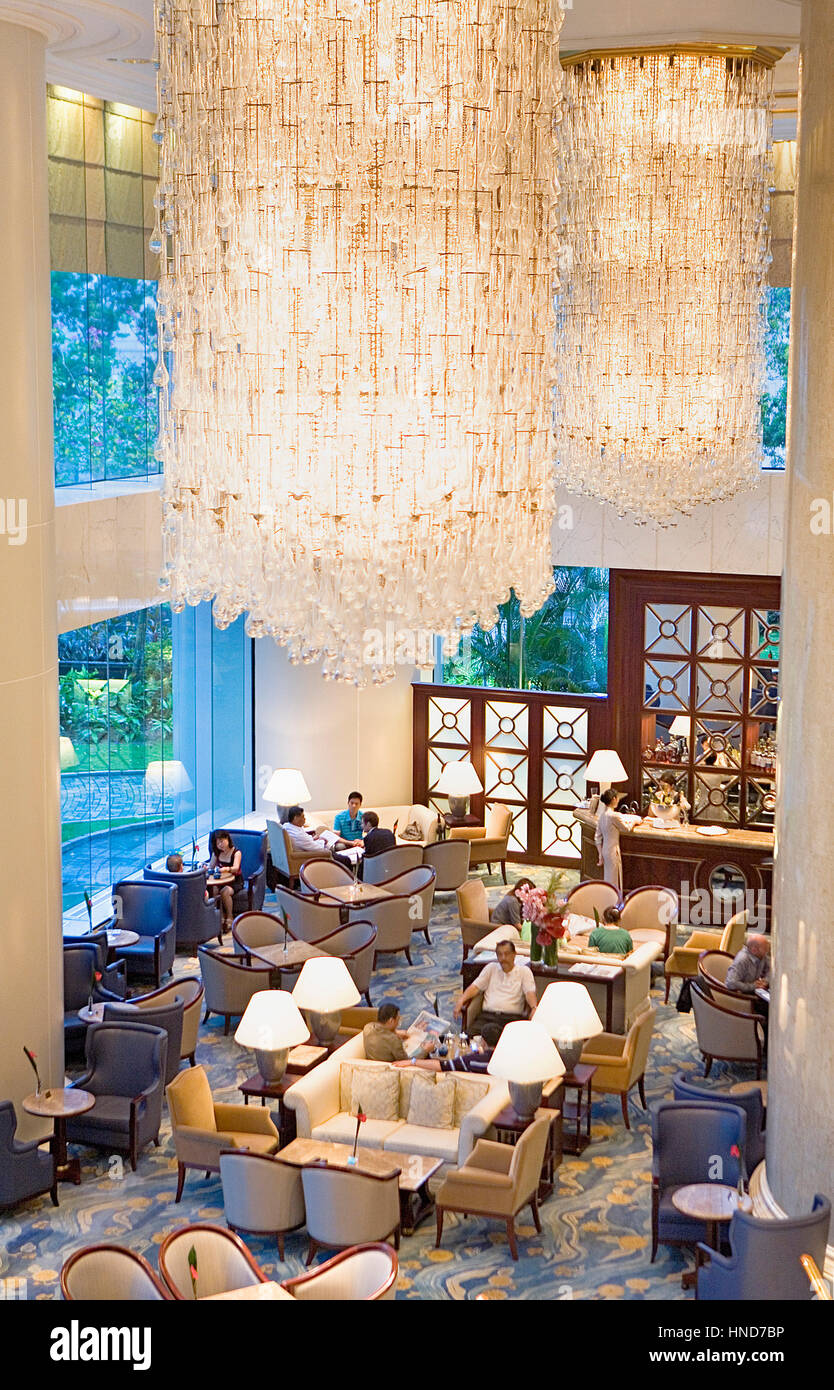 Cafe in Pacific Place (shopping mall),Hong Kong, China Stock Photo