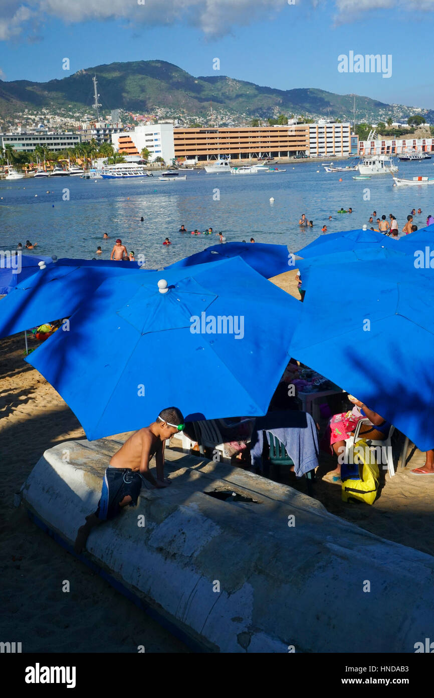 Tlacapanocha Beach, Acapulco, Mexico Stock Photo Alamy