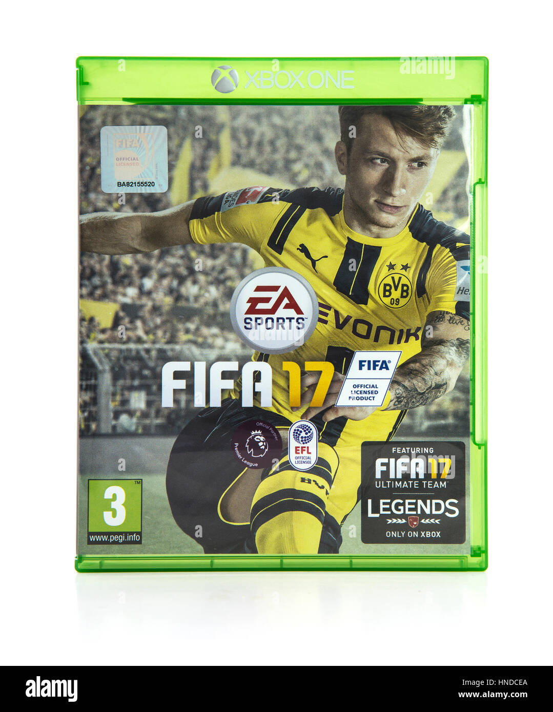 FIFA 17 for the Xbox 260, FIFA 17 is a very popular Football game from EA  Sports Stock Photo - Alamy