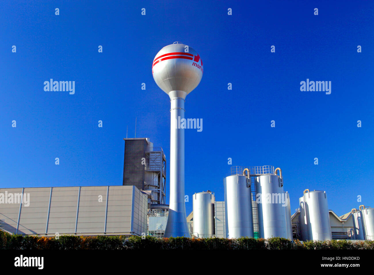 Morinaga Milk Industry Plant in Higashiyamato city Tokyo Japan Stock