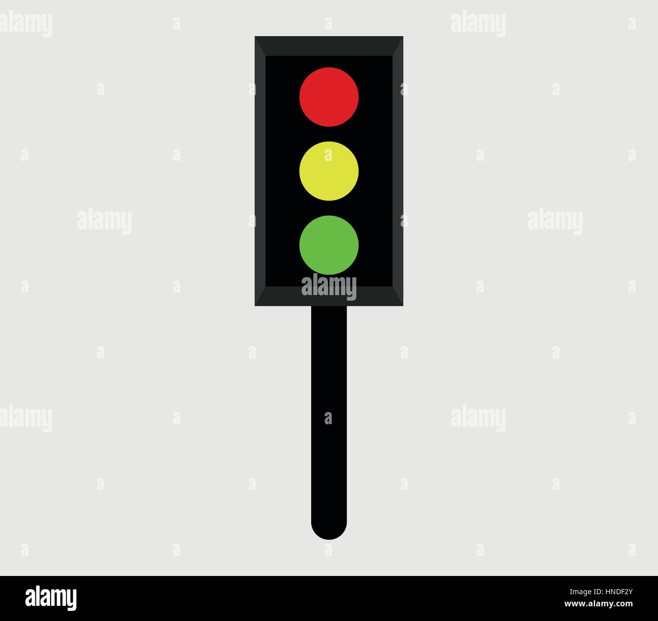traffic light icon illustrated in vector on white background Stock ...