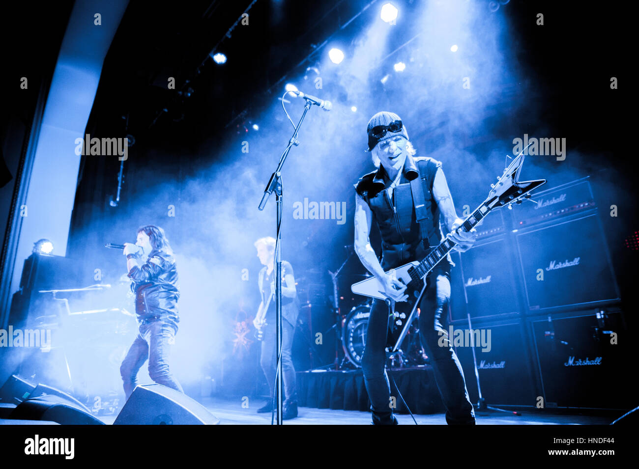 Michael Schenker Live in London Stock Photo - Alamy