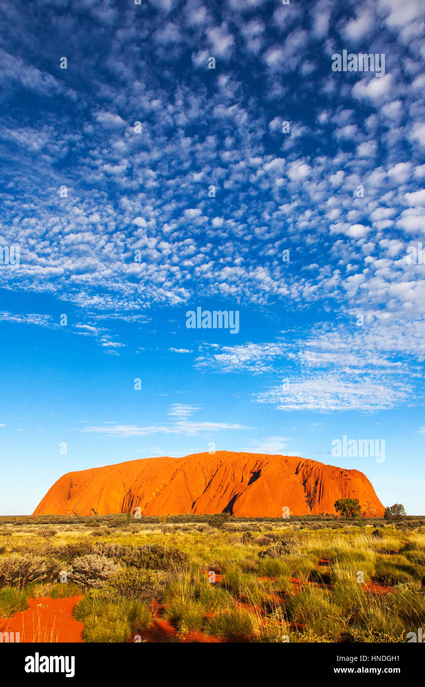Ayers Rock or Uluru, Uluru-Kata Tjuta National Park, Northern Territory, Australia Stock Photo