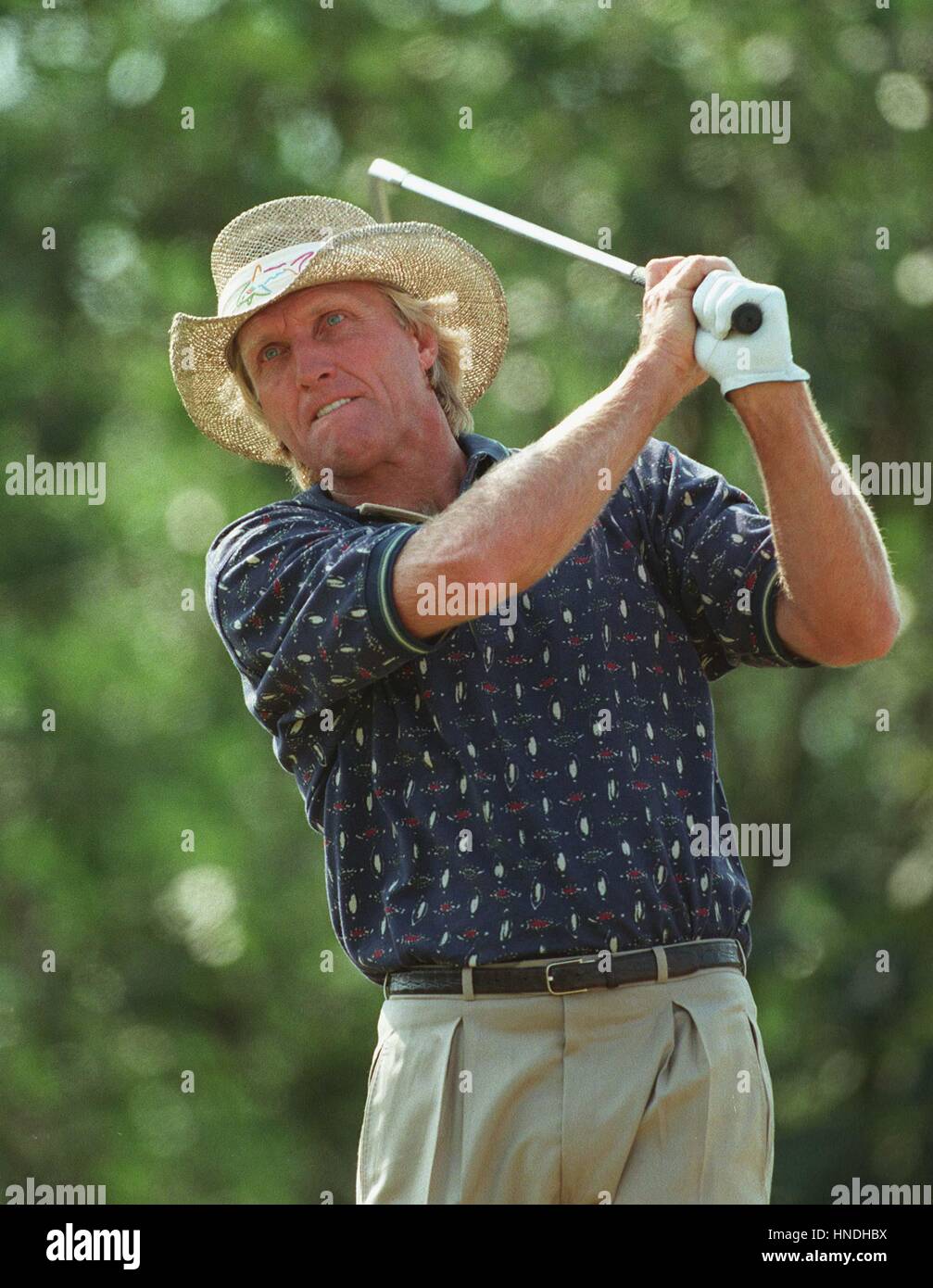 GREG NORMAN AUSTRALIA 23 July 1996 Stock Photo - Alamy