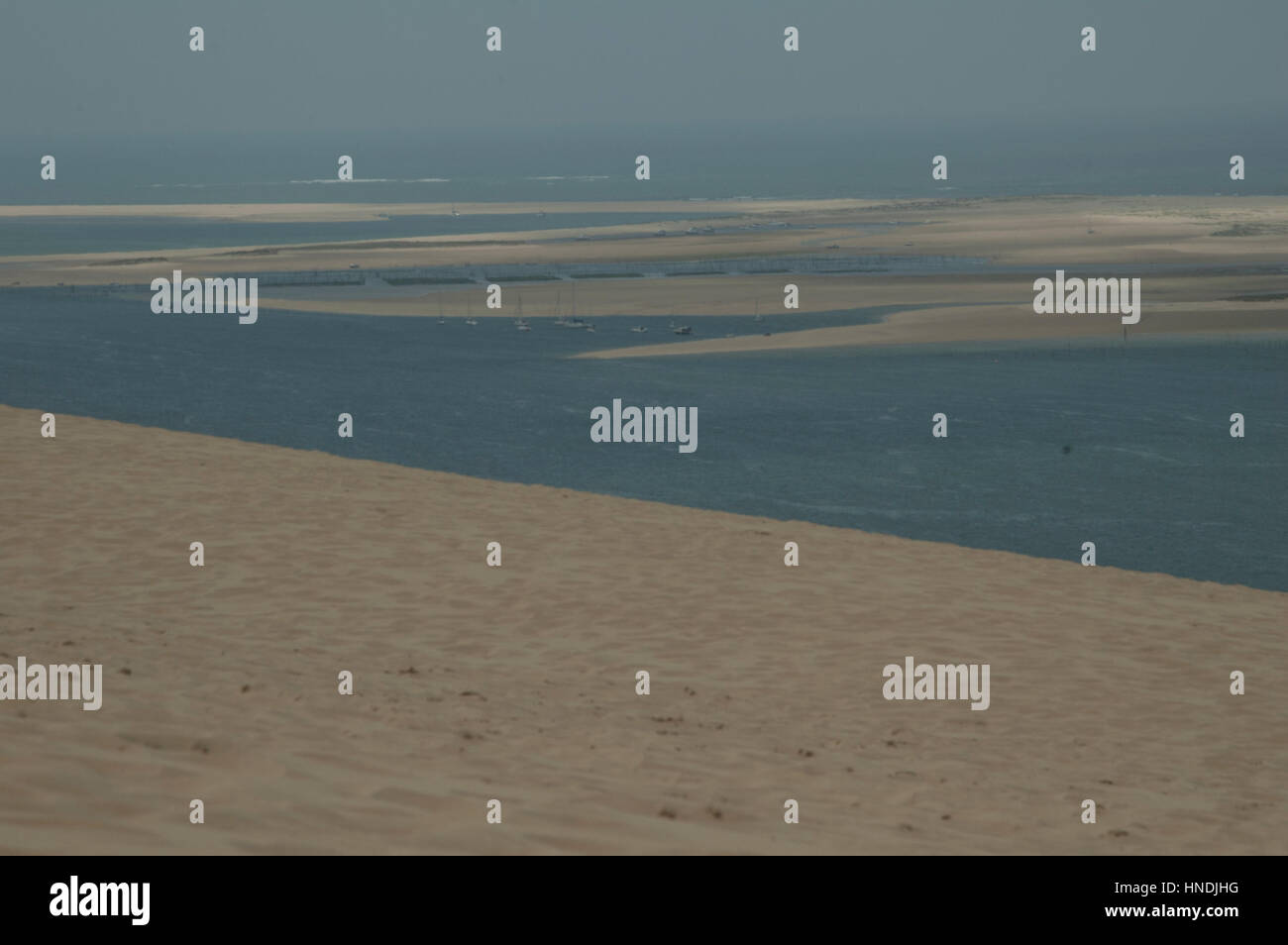 Dune of Pilat. The largest sand dune in Europe, France Stock Photo Alamy