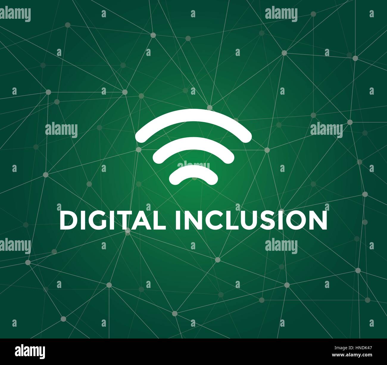 three bar signal icon illustration for digital inclusion an ability