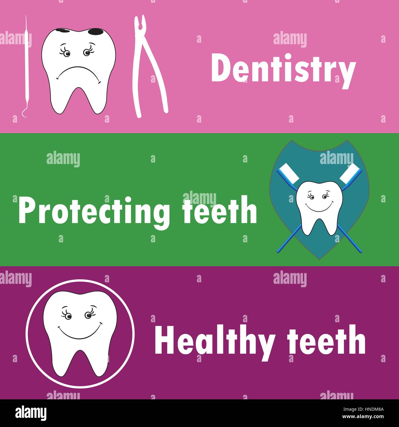 Background Or Banner Teeth Dental Instruments Dental Care Stock