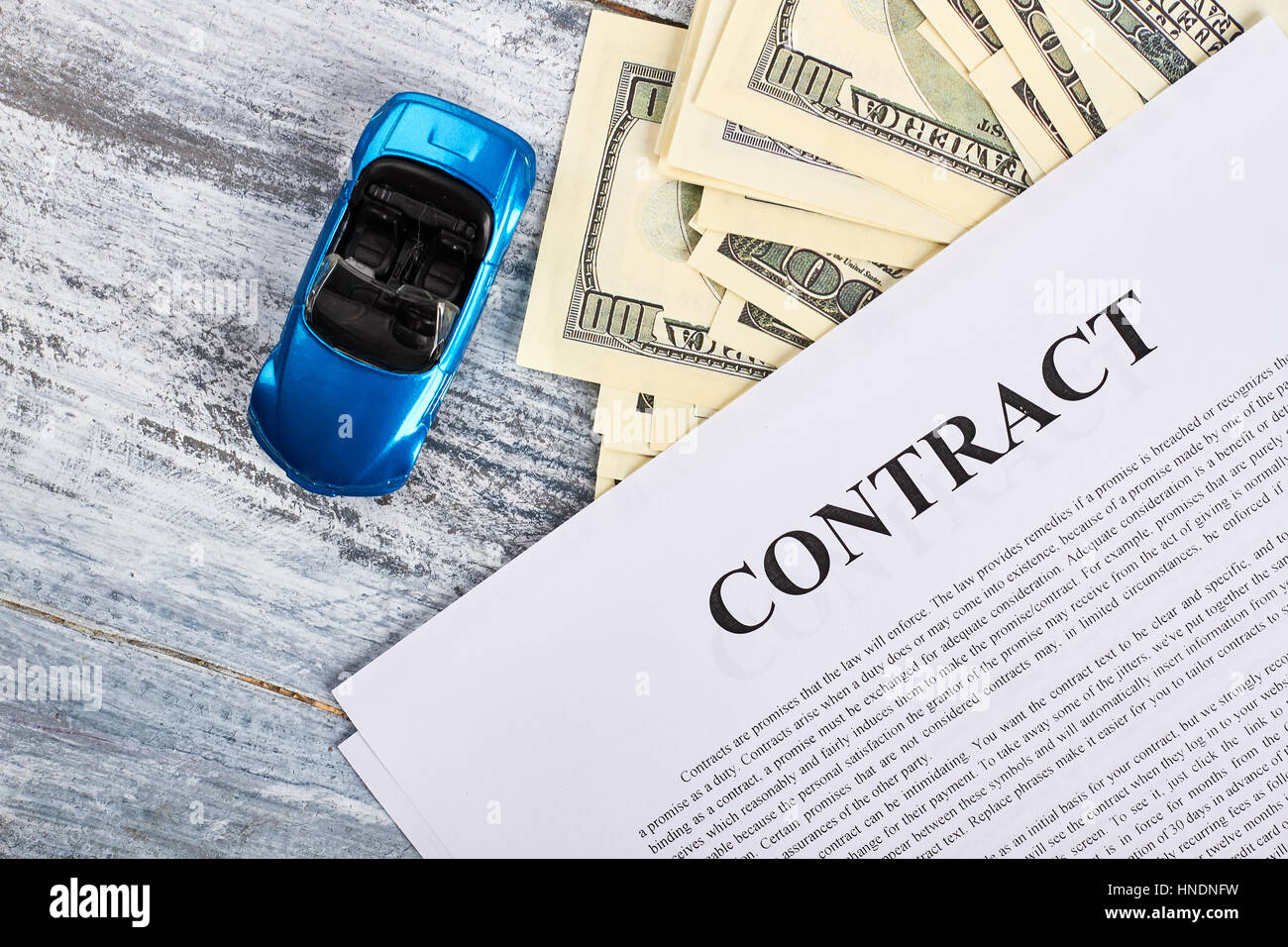 Car, documents and currency Stock Photo Alamy