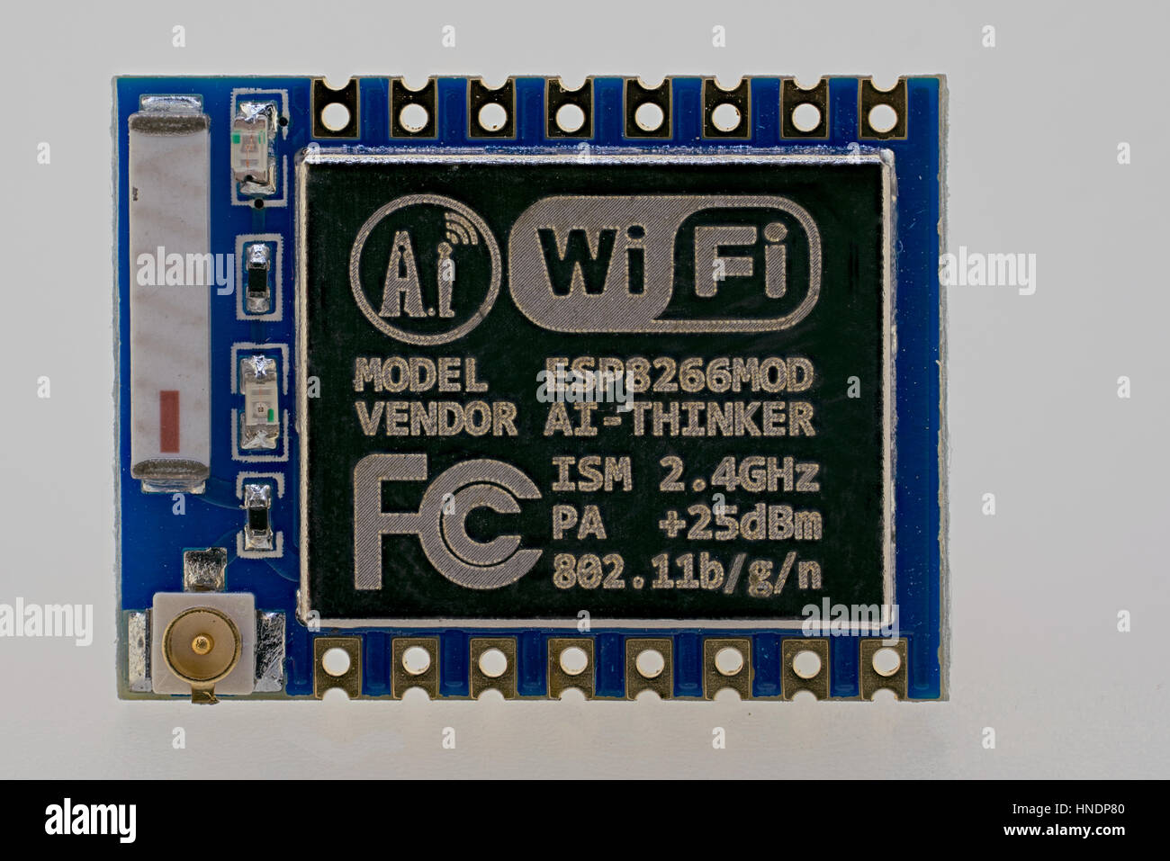 Internet Of Things ESP8266 integrated circuit Stock Photo