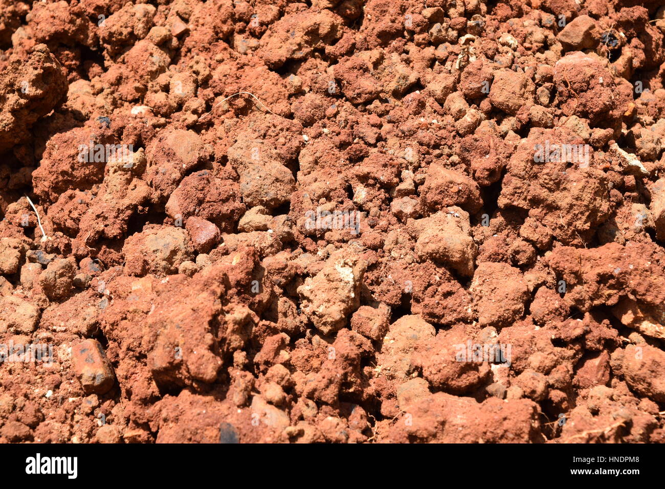 Rocks at a construction site Stock Photo