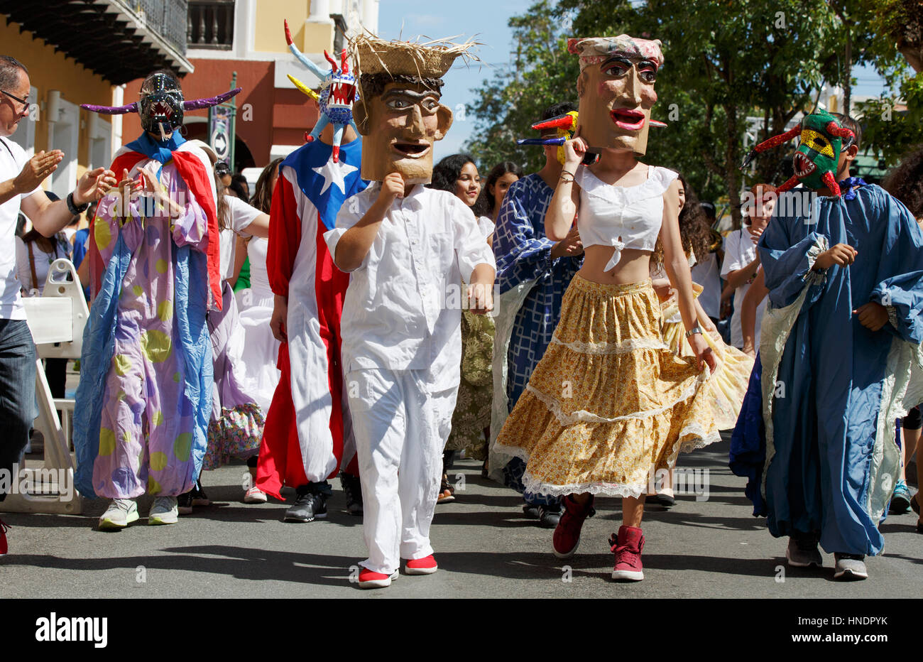 San Sebastian Festival, San Juan, Puerto Rico Stock Photo - Alamy