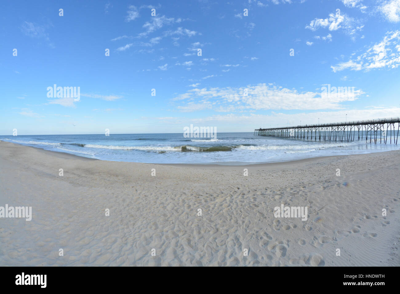 sunny afternoon on a beach in North Carolina. This is the Kure Beach