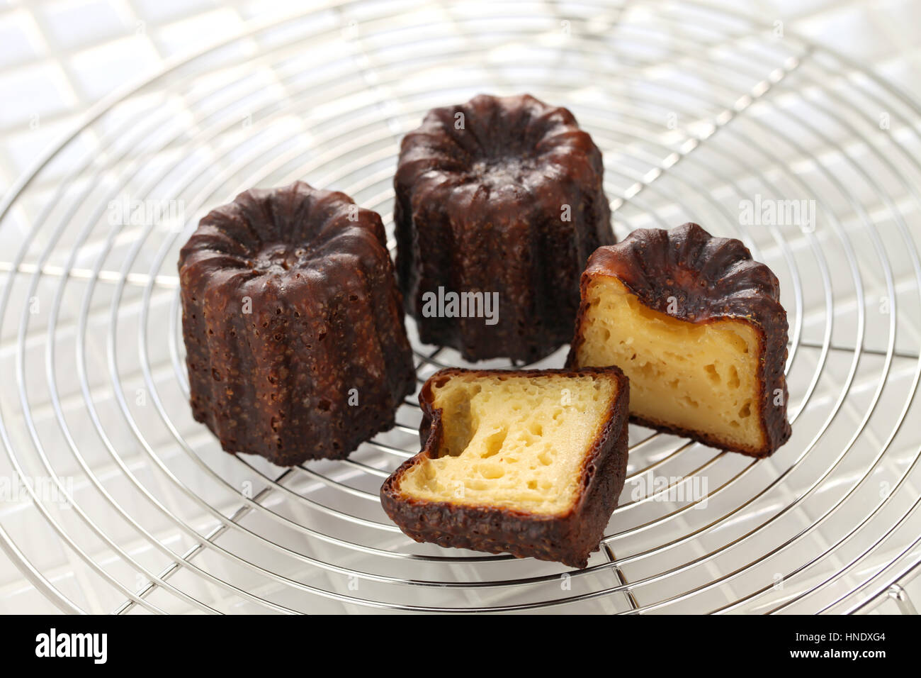 Cannele De Bordeaux French Traditional Custard Dessert Stock Photo Alamy