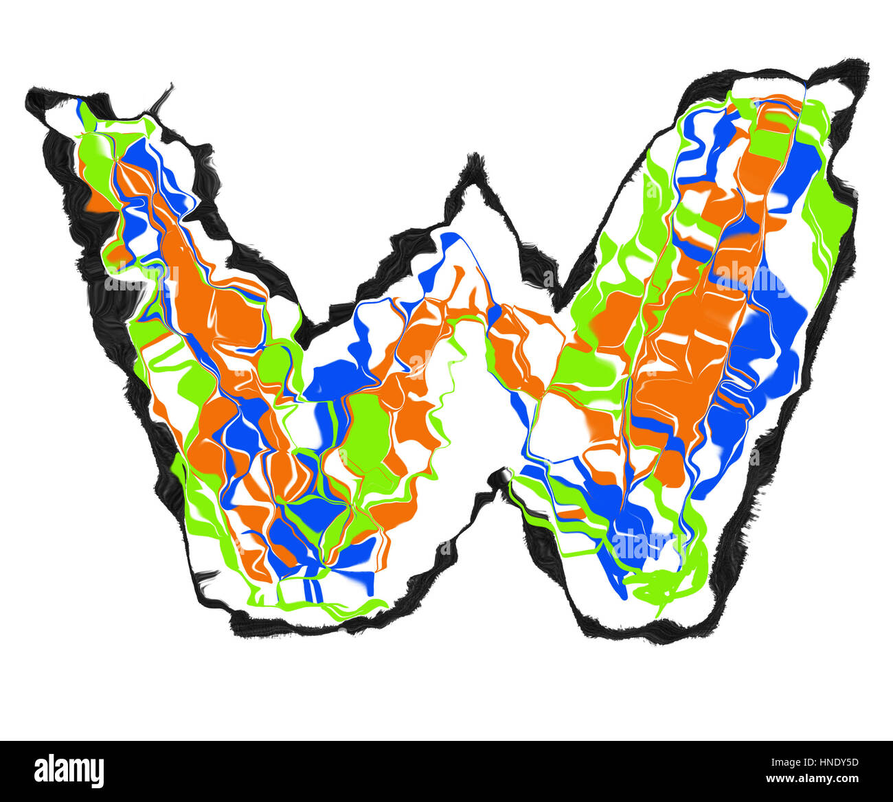 Ornate letter w hi-res stock photography and images - Alamy