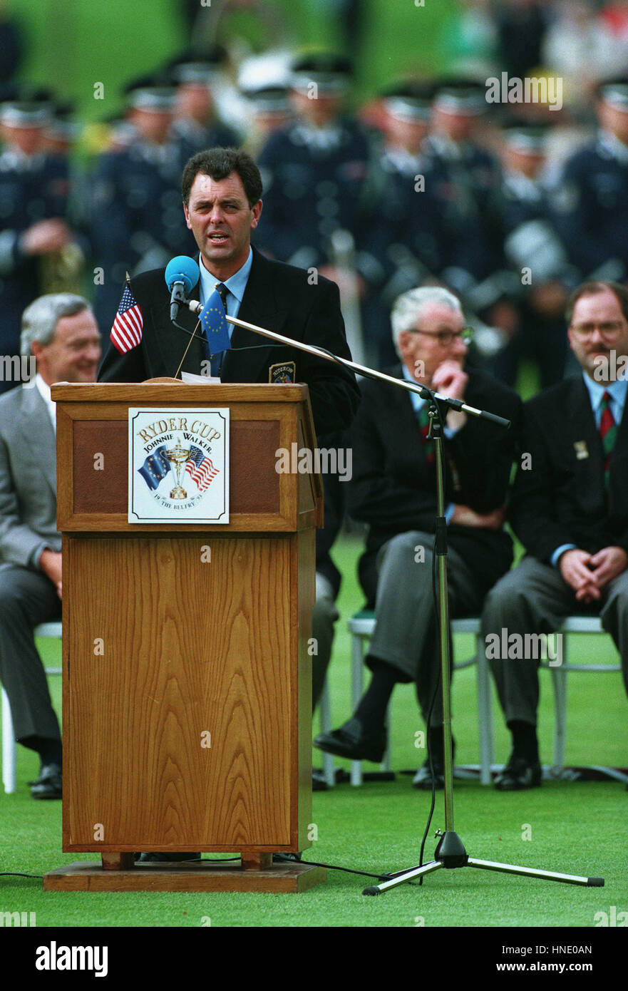 BERNARD GALLACHER EUROPEAN RYDER CUP CAPTAIN 29 September 1993 Stock