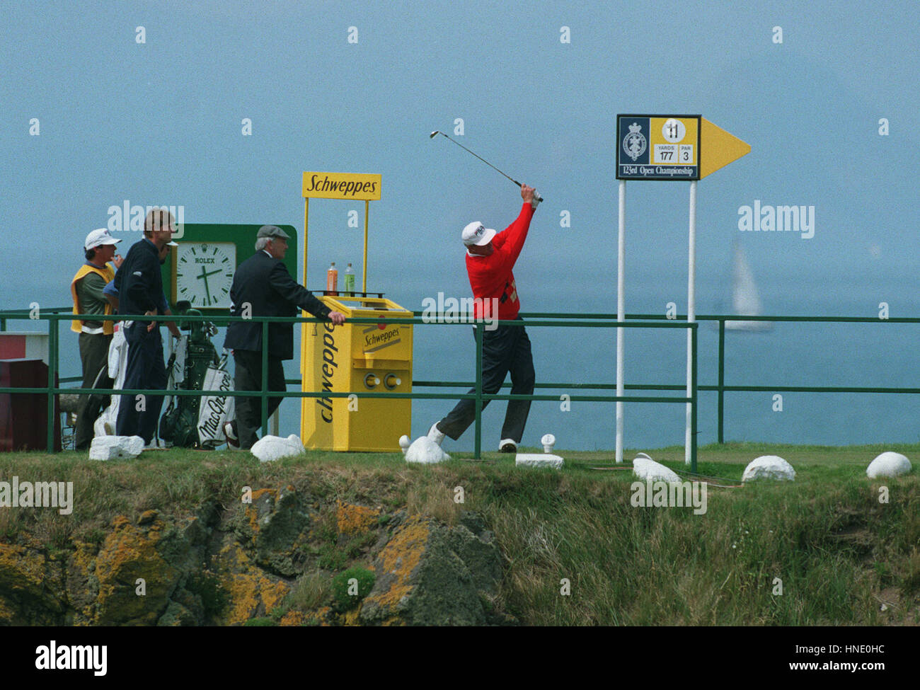 HOWARD TWITTY 11TH TEE TURNBERRY 94 19 July 1994 Stock Photo