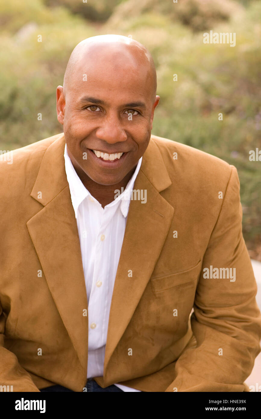 Portrait of a happy African American man Stock Photo - Alamy