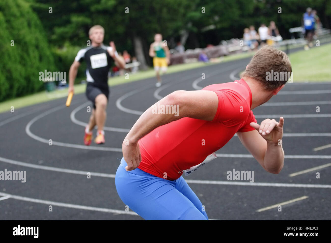 Baton exchange hires stock photography and images Alamy