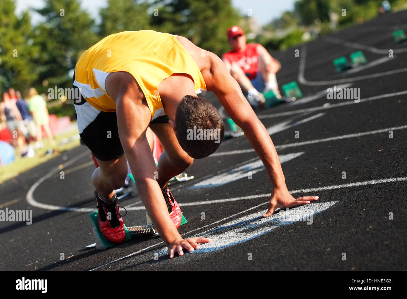 Race track sprint man hires stock photography and images Alamy