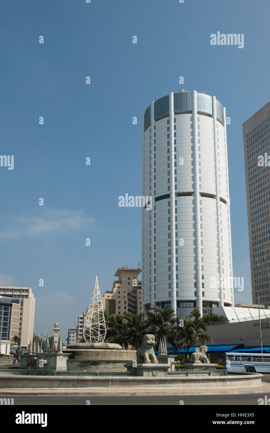 Bank of Ceylon tower, Colombo Fort, Colombo, Sri Lanka Stock Photo