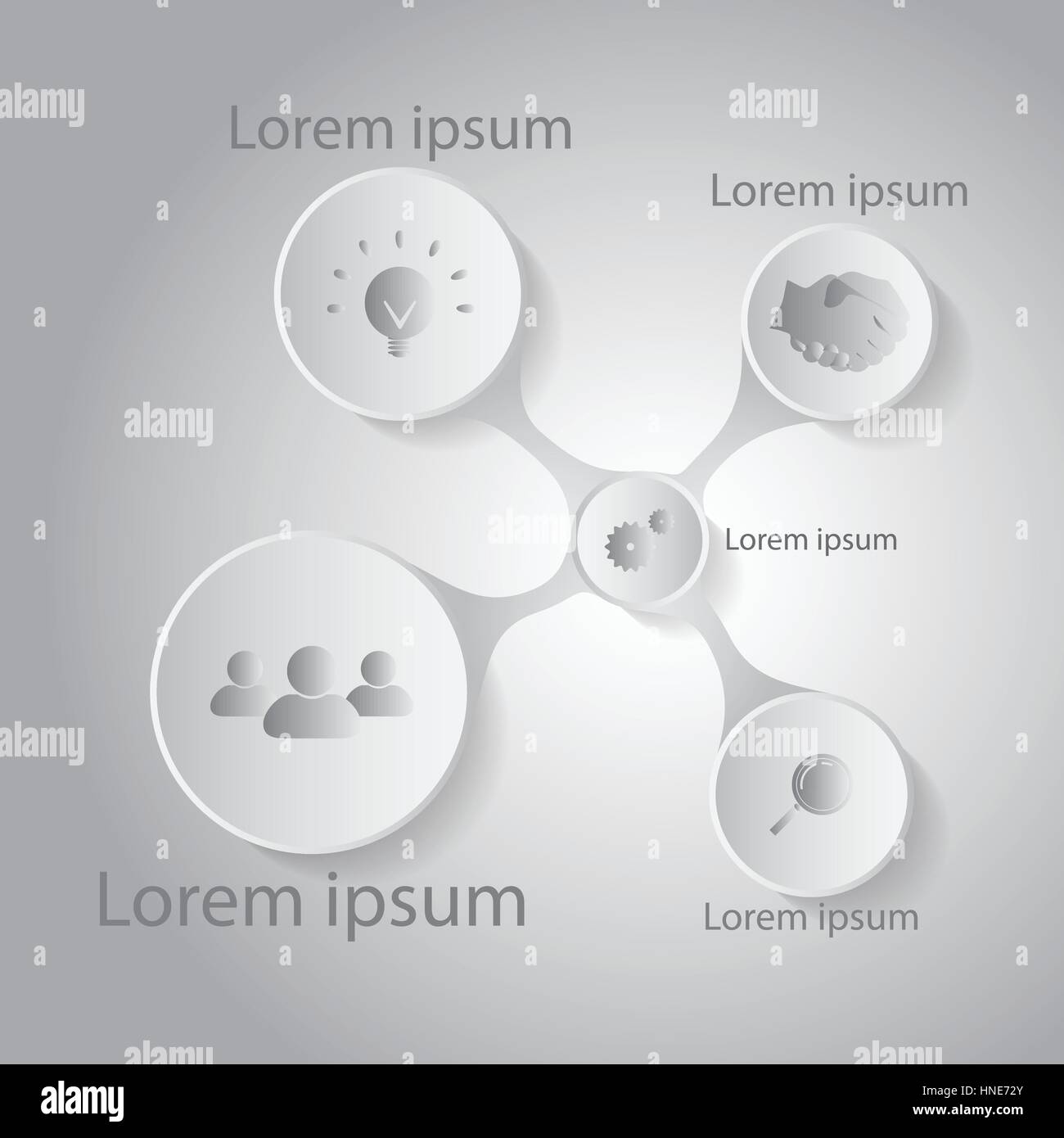 Abstract 3D digital illustration Infographic. Vector illustration can ...