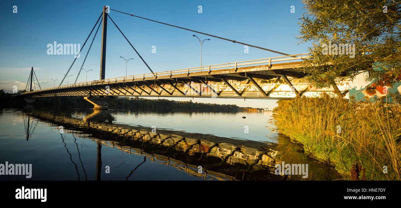 PapineauLeblanc Bridge from Montreal to Laval Stock Photo Alamy