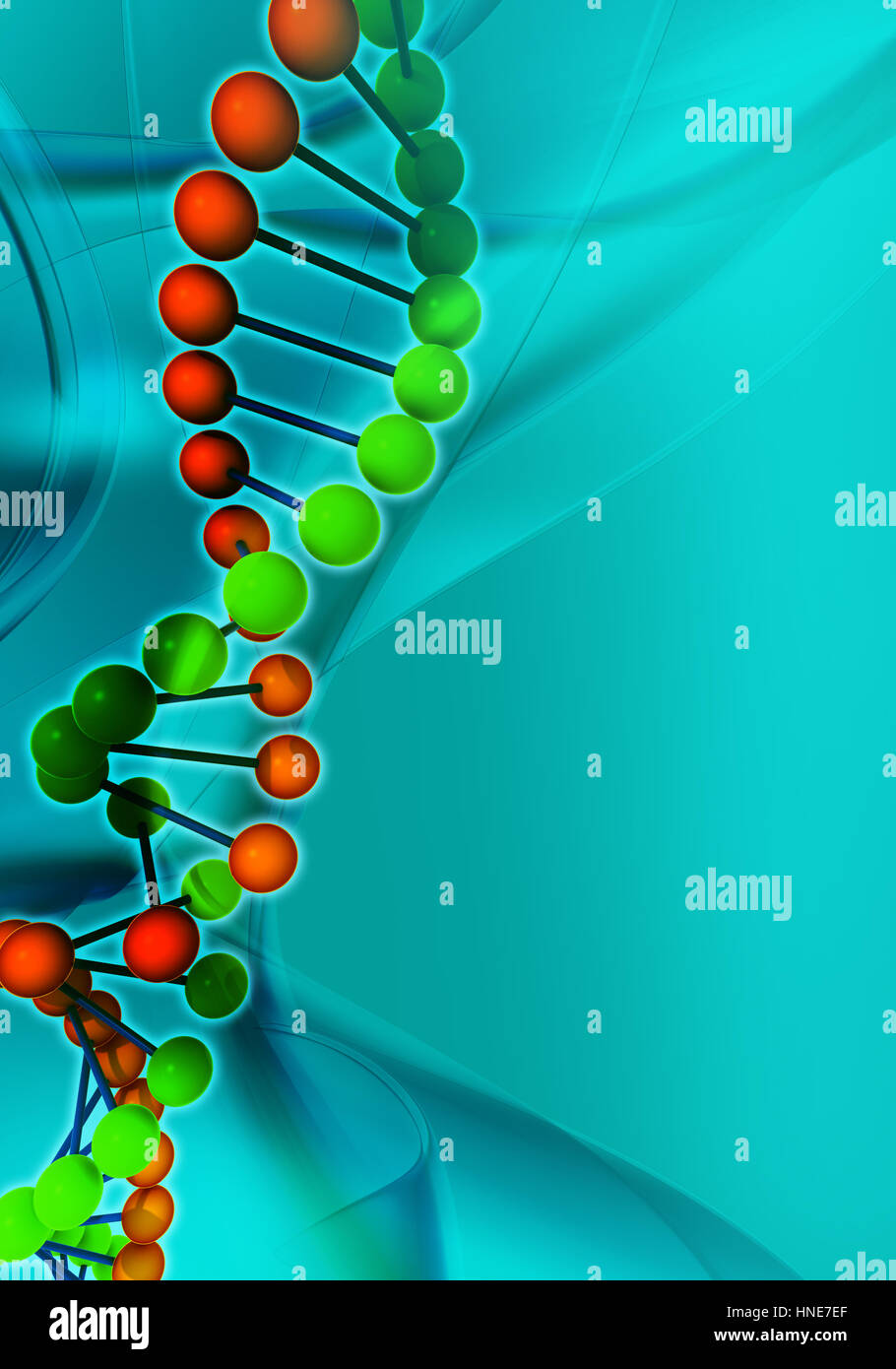 Illustration of a Dna Stock Photo - Alamy