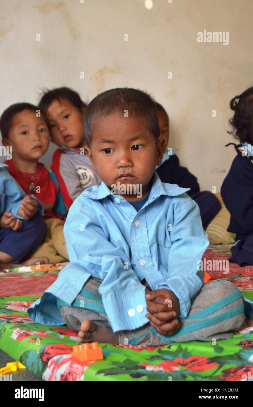 Young Nepalese toddler - Nepal Stock Photo