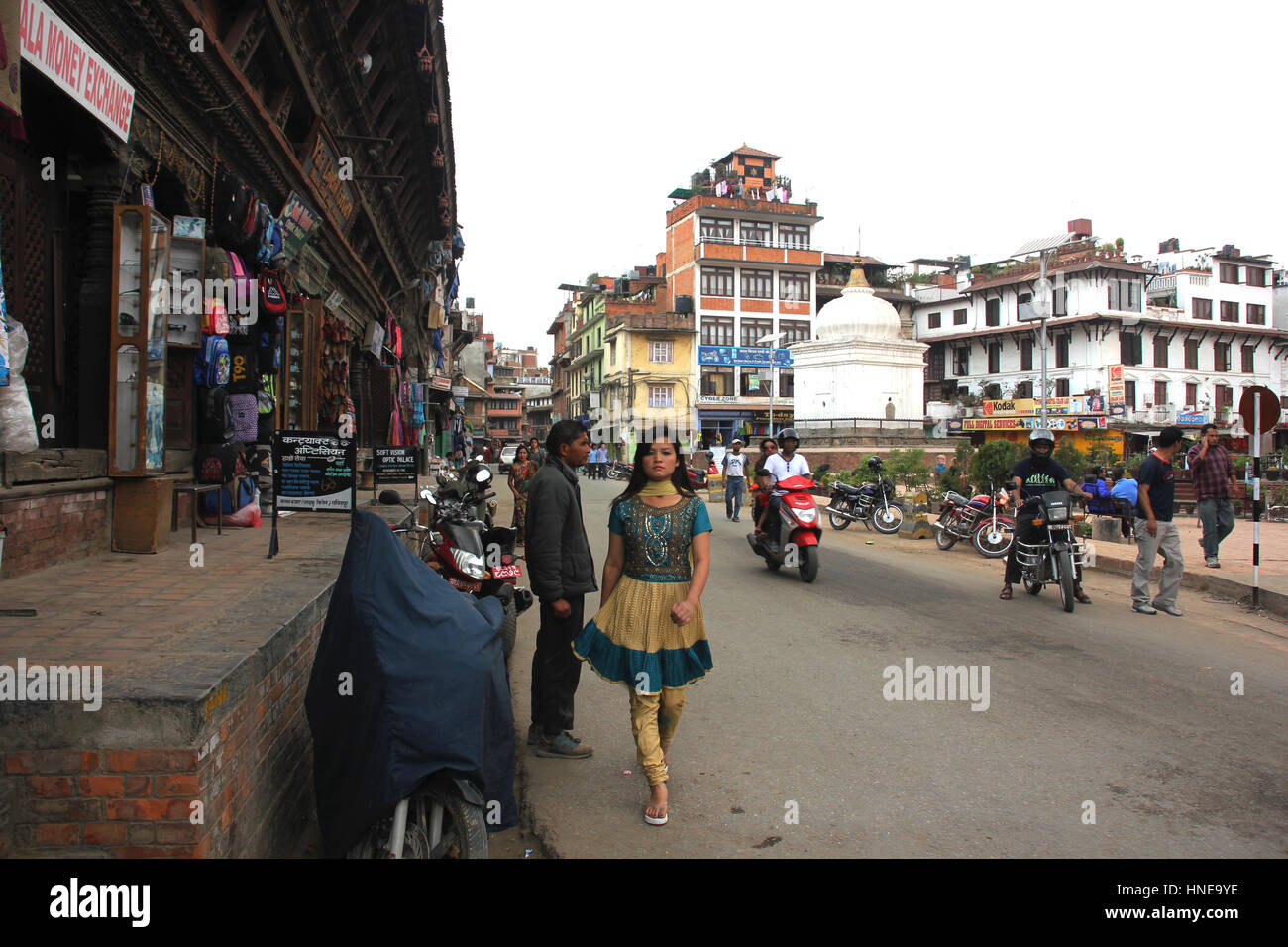 One day in Kathmandu Stock Photo Alamy