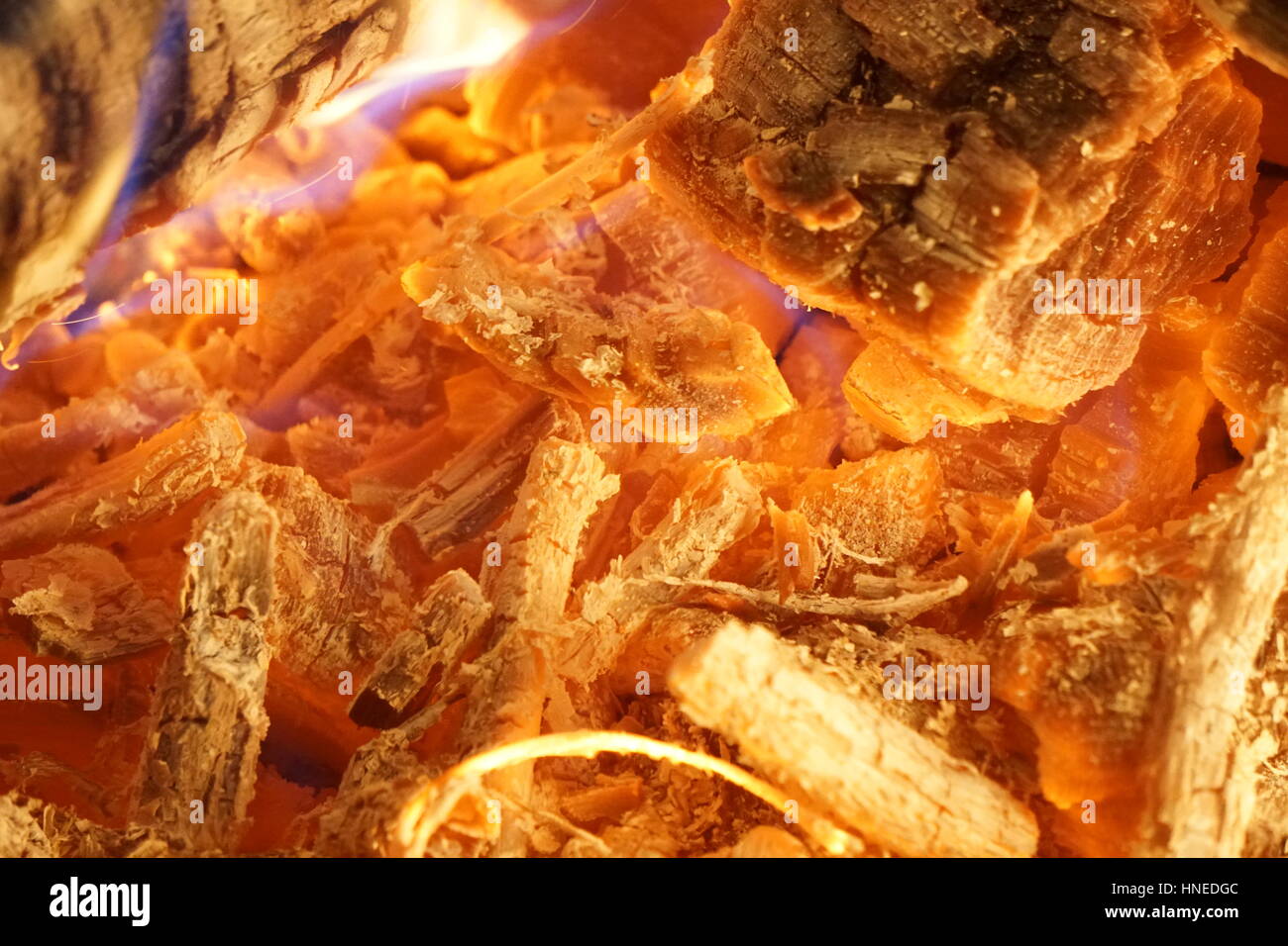 Watching a close up of the burning wood Stock Photo - Alamy