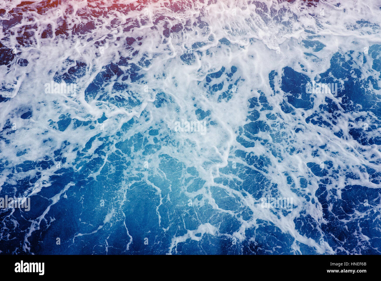 Background blue waves of the sea Stock Photo - Alamy