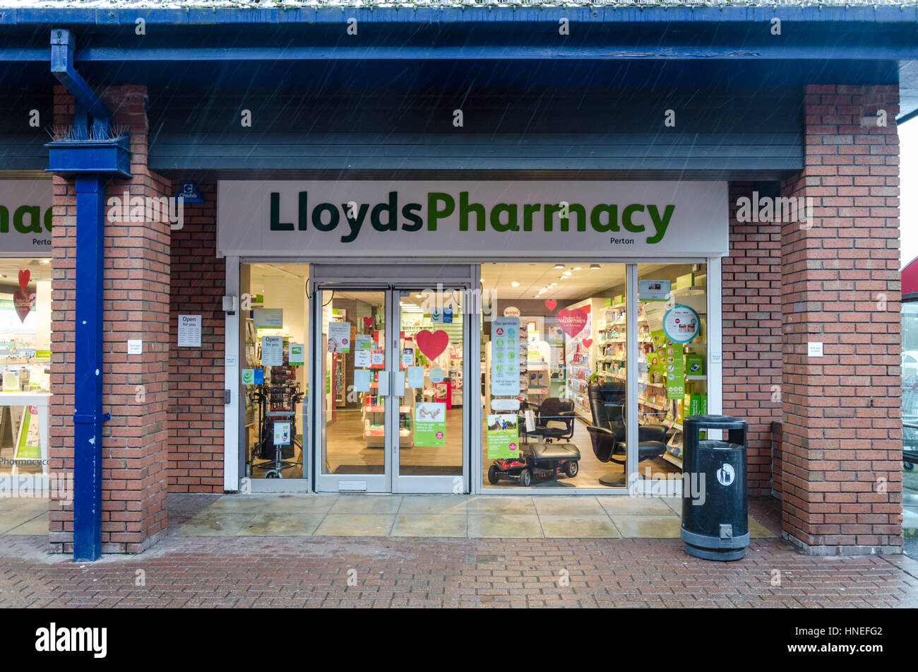 The Lloyds Pharmacy store in Perton, South Staffordshire. Stock Photo