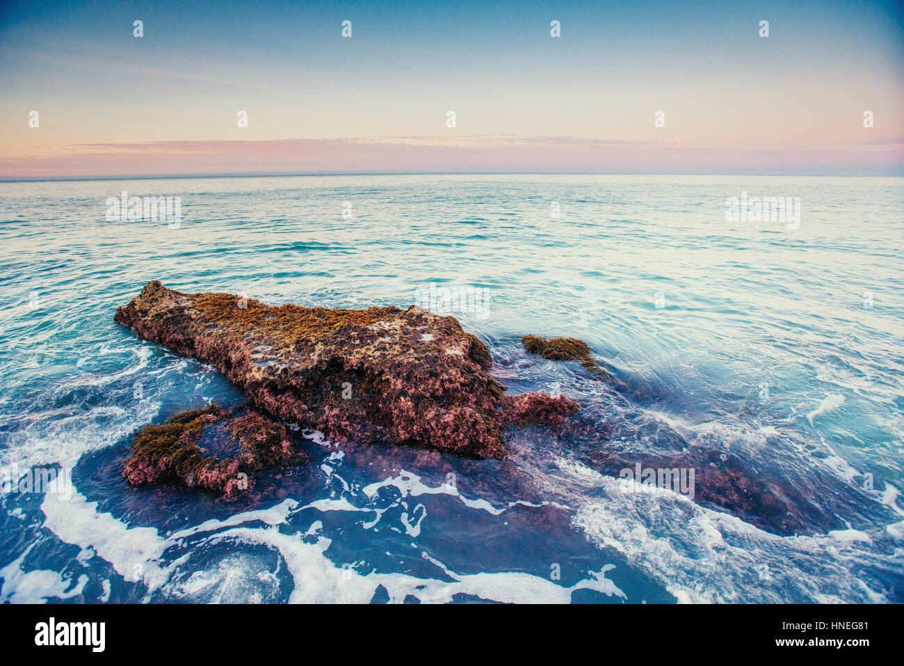 Scenic rocky coastline Cape Milazzo.Sicily, Italy Stock Photo - Alamy