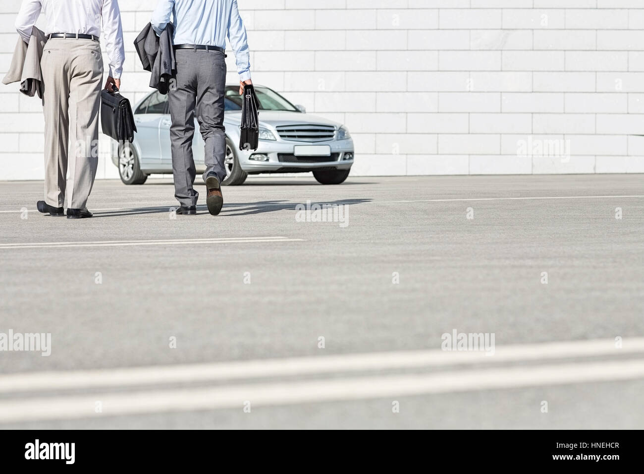 Walking to the store car