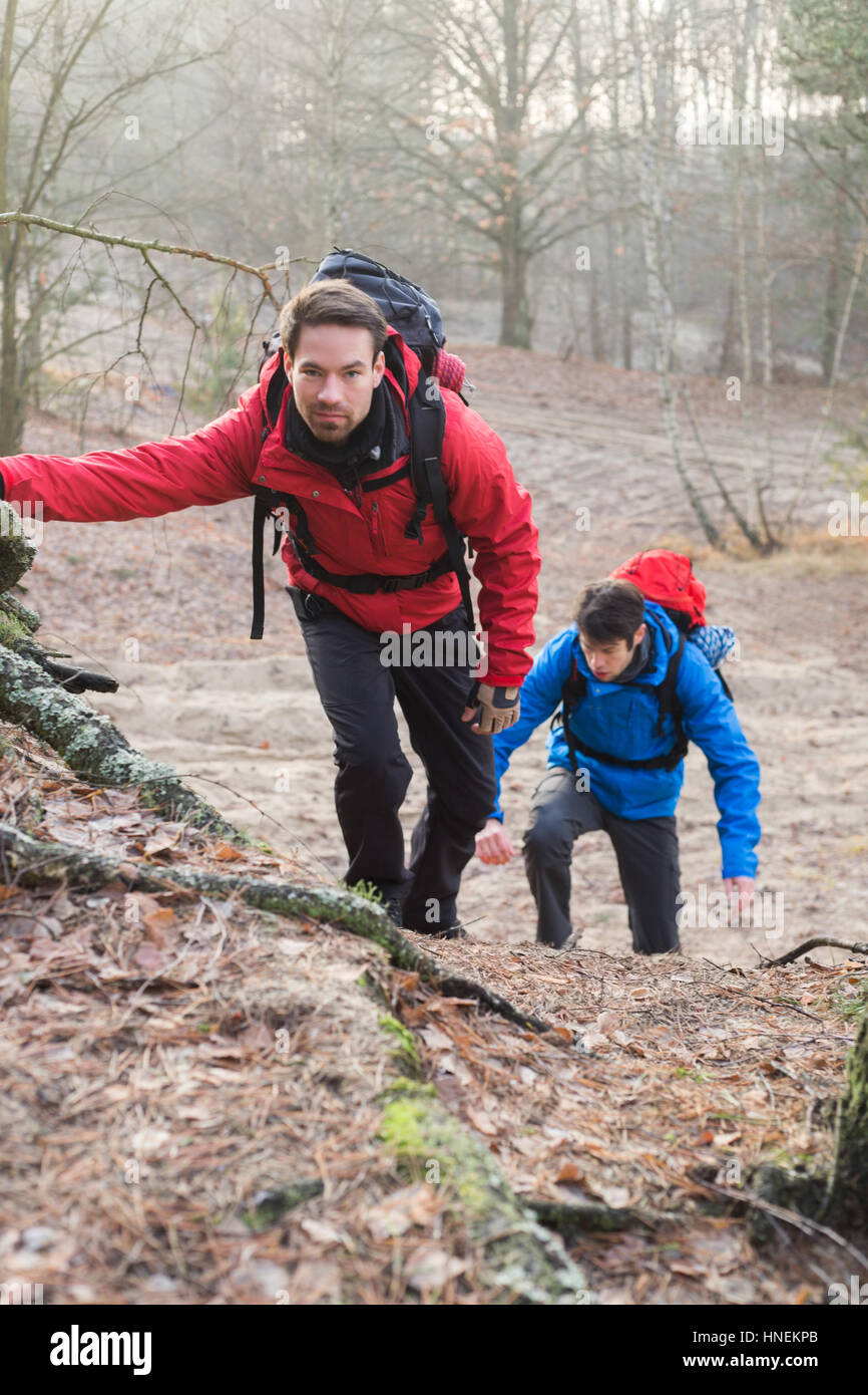 Young hiker man trekking in hi-res stock photography and images - Alamy