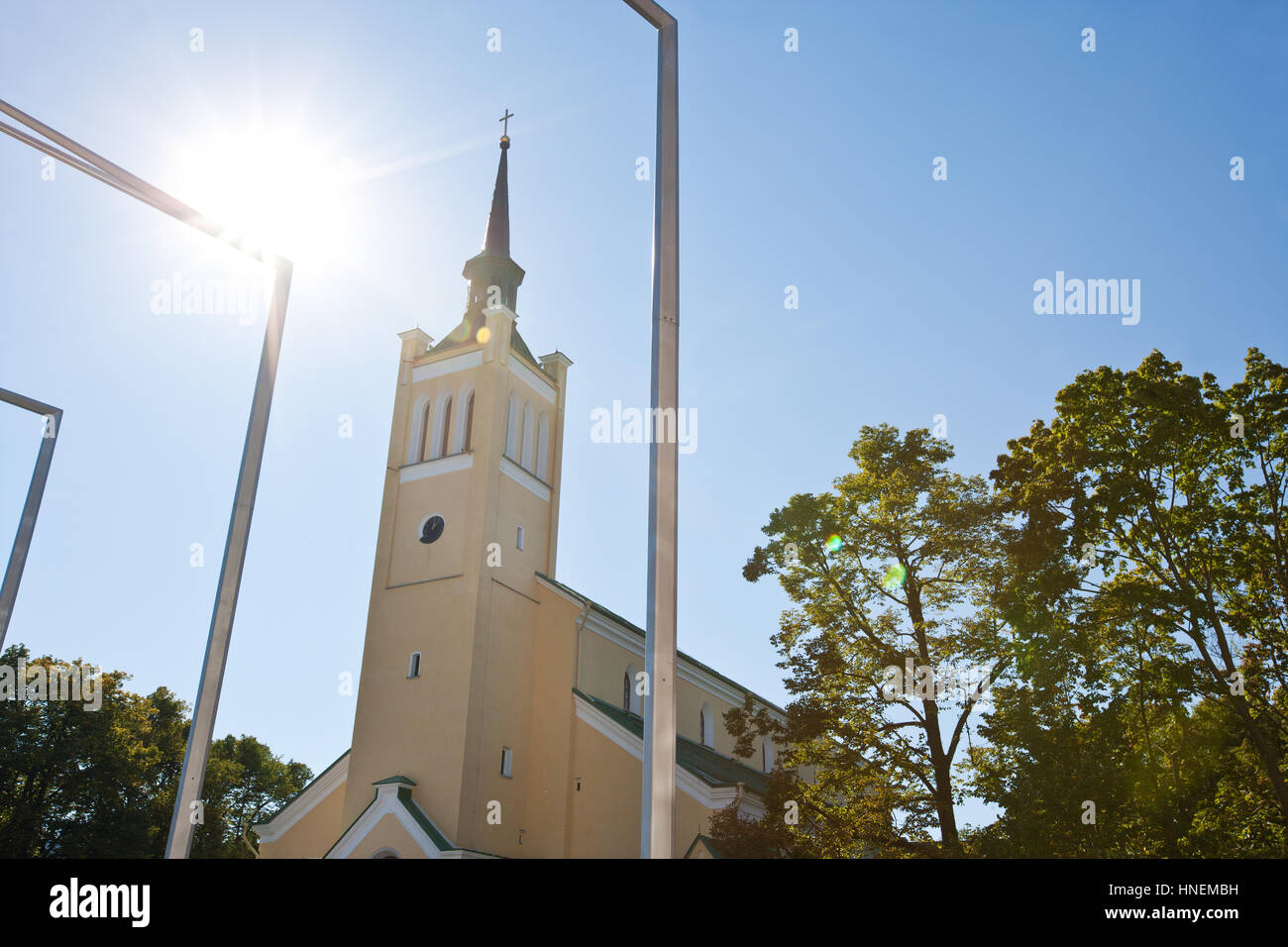 Church in Tallinn, Estonia Stock Photo