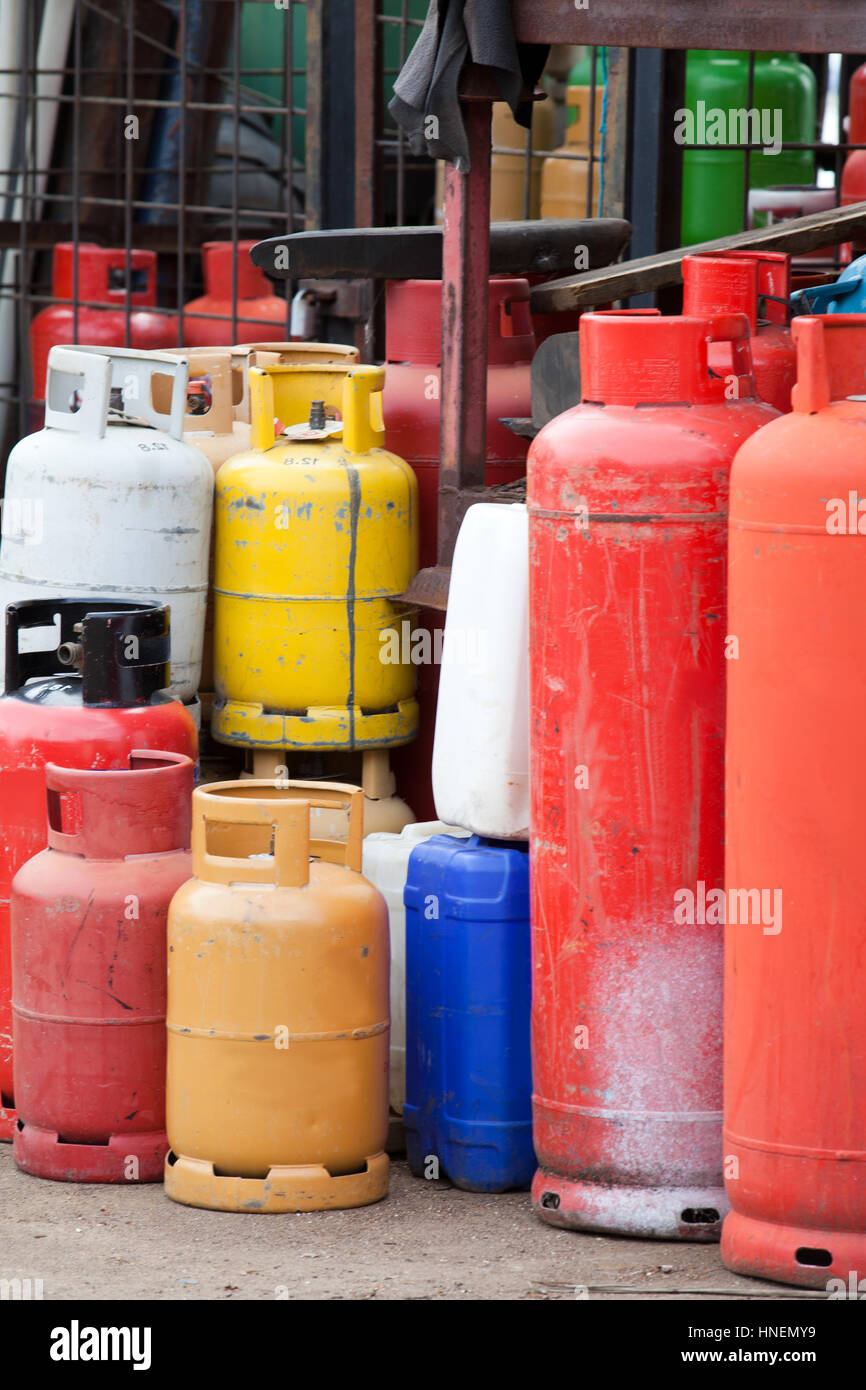 Gas Canisters High Resolution Stock Photography and Images Alamy