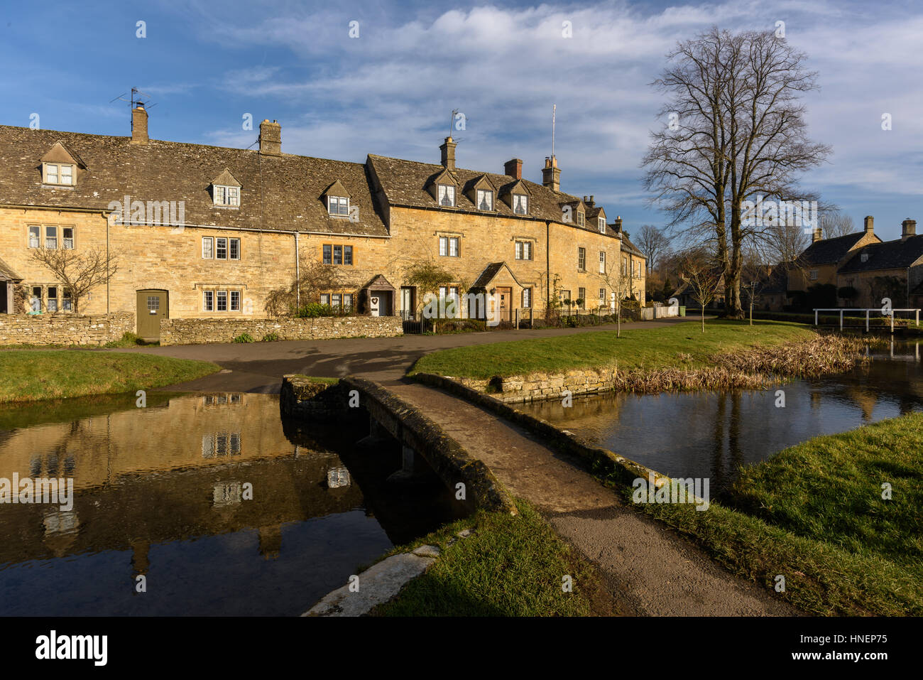 Lower Slaughter Village in the Cotswolds Stock Photo Alamy