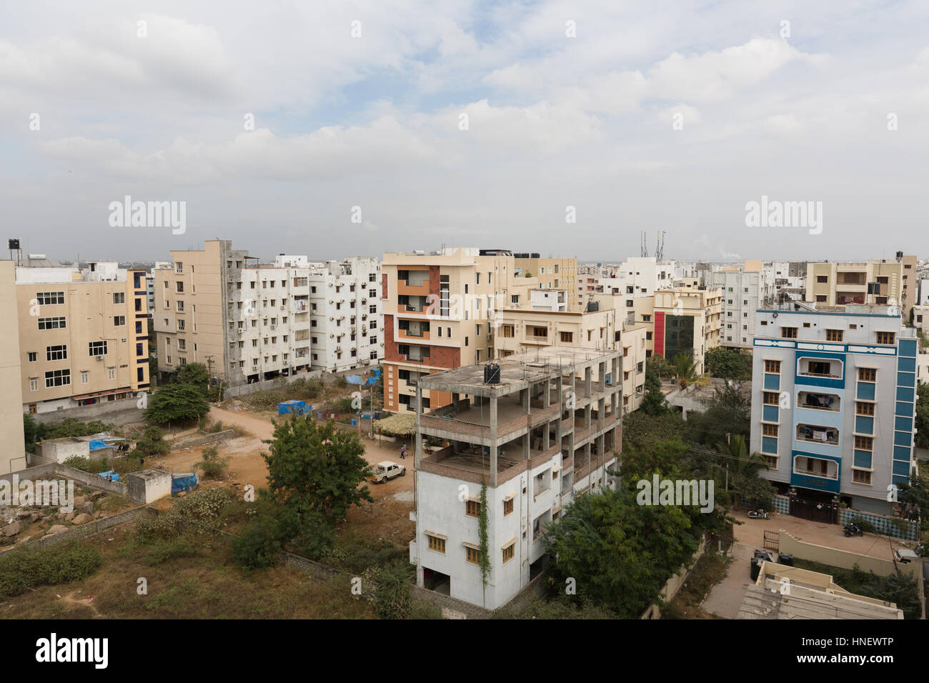 HYDERABAD, INDIA - FEB 12,2017 Housing market in India gets a boost after Government of India has announced more subsidy for first-time home buyers in Stock Photo