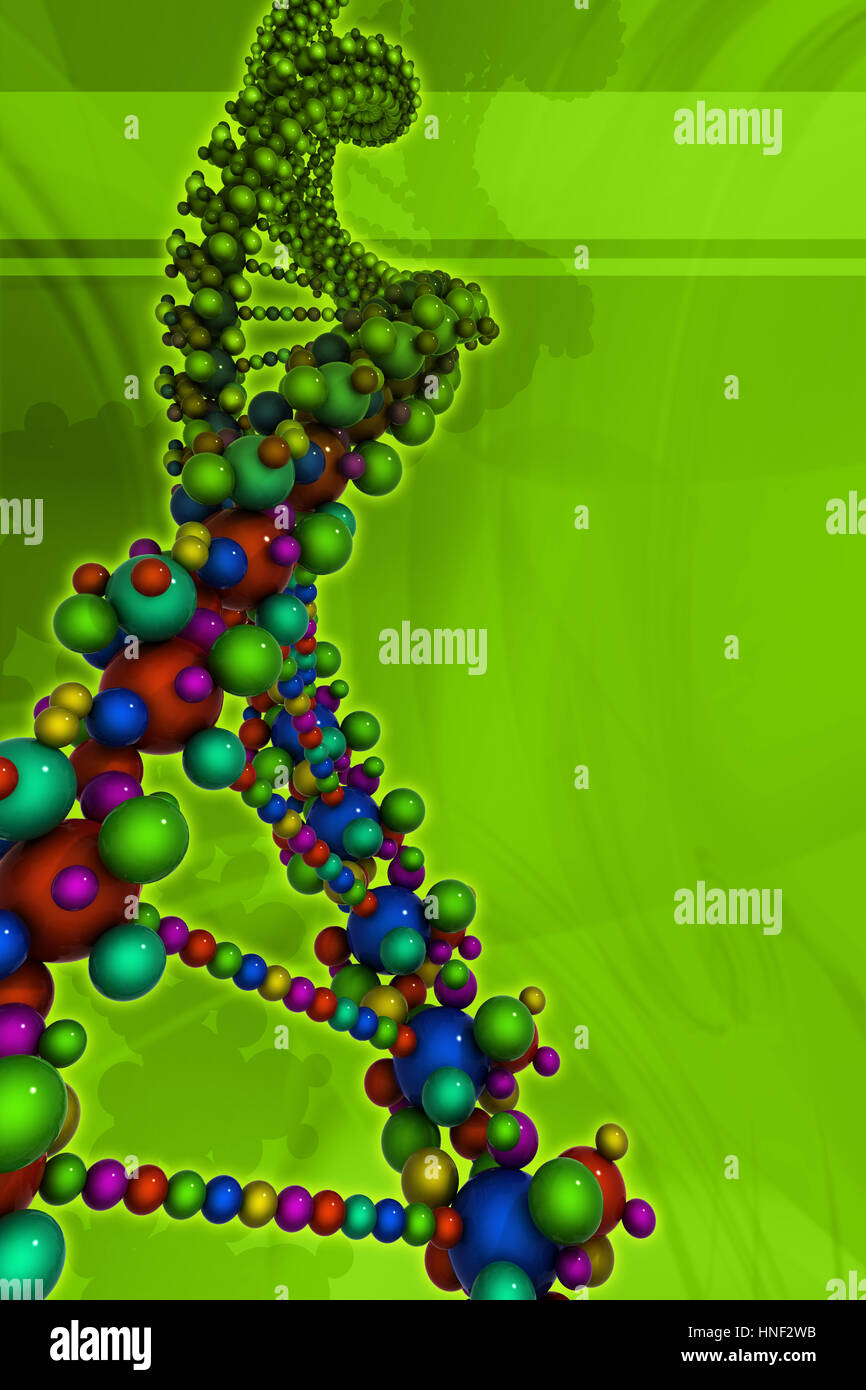 Illustration of a Dna Stock Photo - Alamy