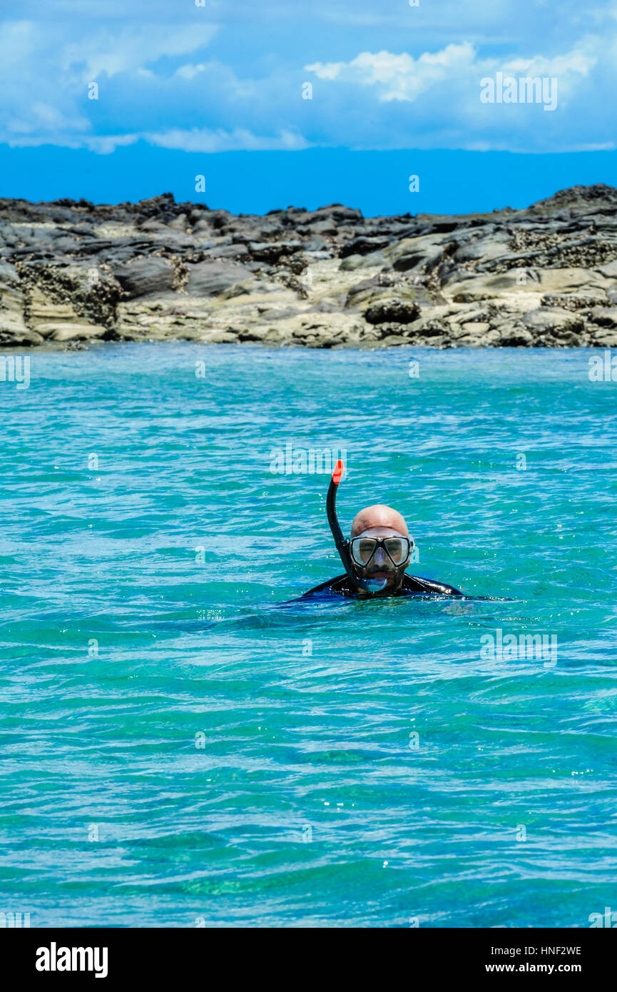 Man doing yoga underwater in pool, Kauai, Hawaii Stock Photo - Alamy