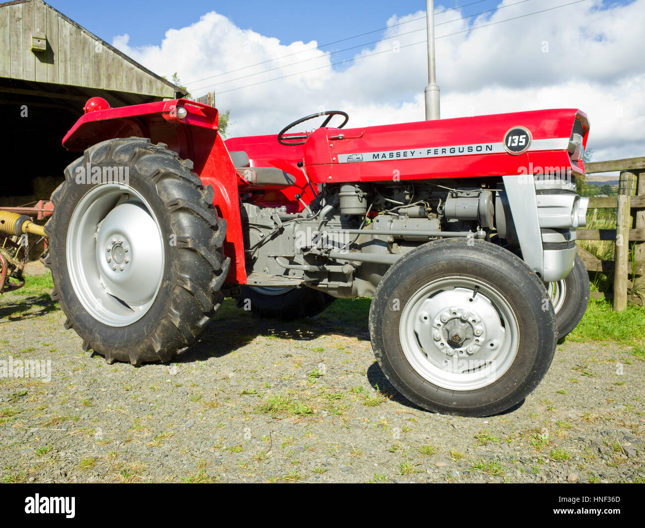 Classic tractor Massey Ferguson 135 Stock Photo Alamy