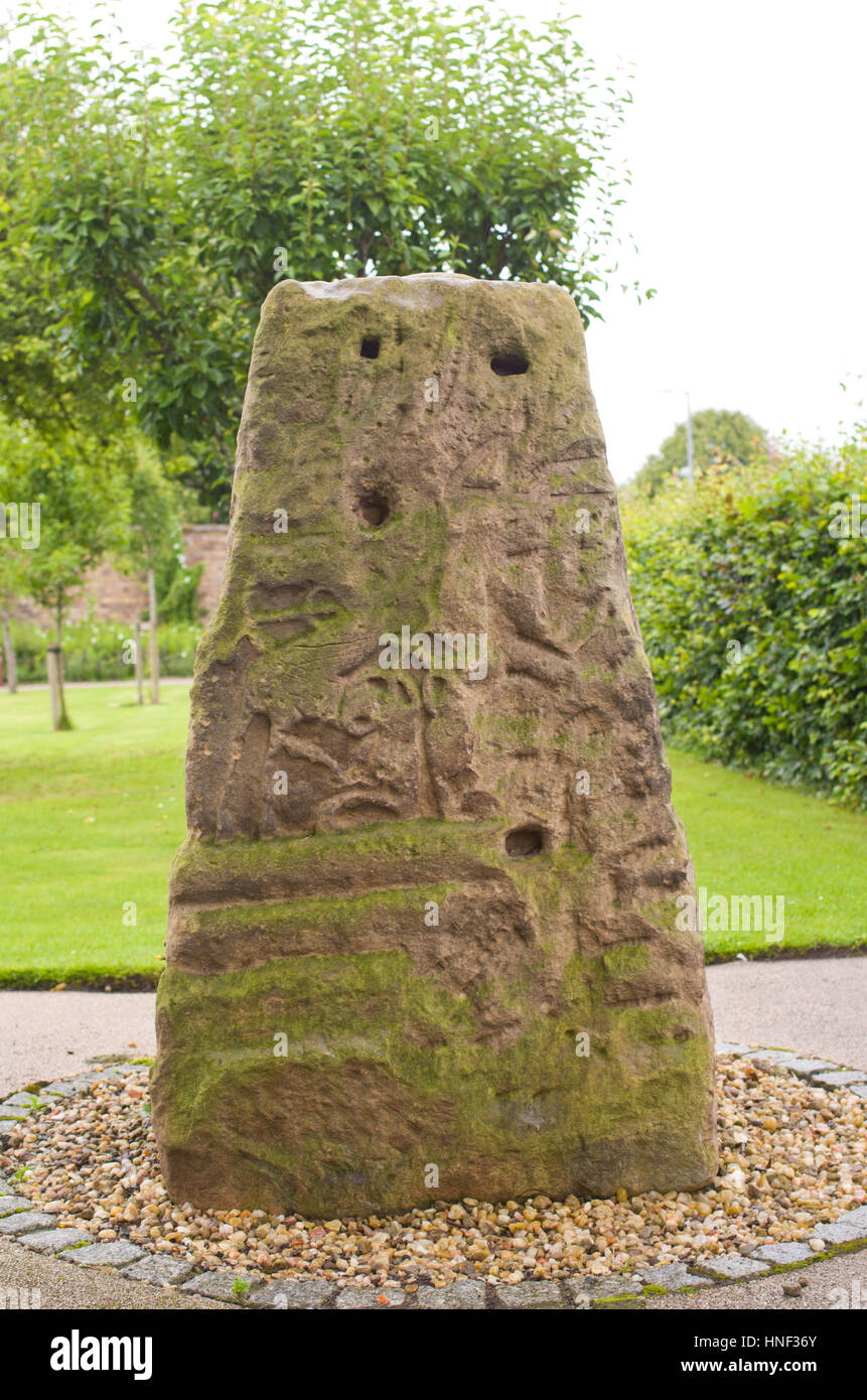 Jedburghs Rock Of Ages Scotland UK Stock Photo Alamy