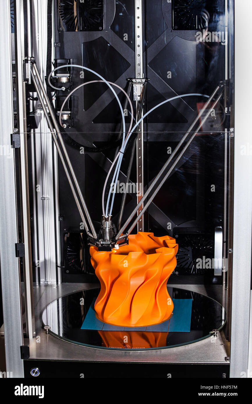 Printing 3d printer Stock Photo